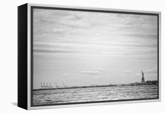 Manhattan Harbor NYC-null-Framed Stretched Canvas