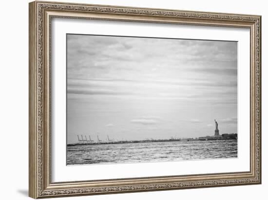 Manhattan Harbor NYC-null-Framed Photo