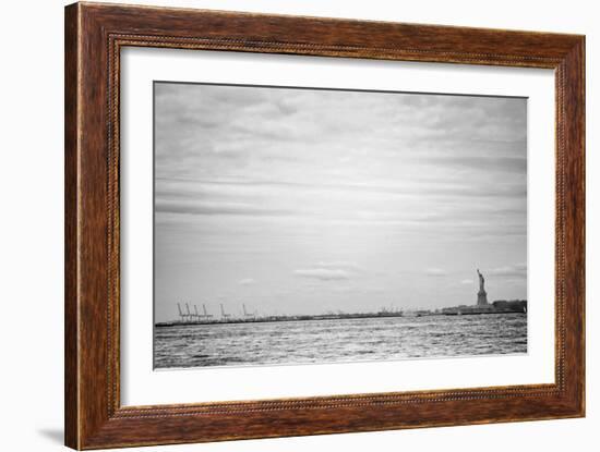 Manhattan Harbor NYC-null-Framed Photo