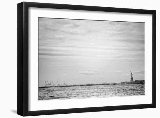 Manhattan Harbor NYC-null-Framed Photo