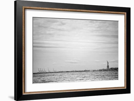 Manhattan Harbor NYC-null-Framed Photo