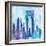 Manhattan II-Paul Brent-Framed Art Print