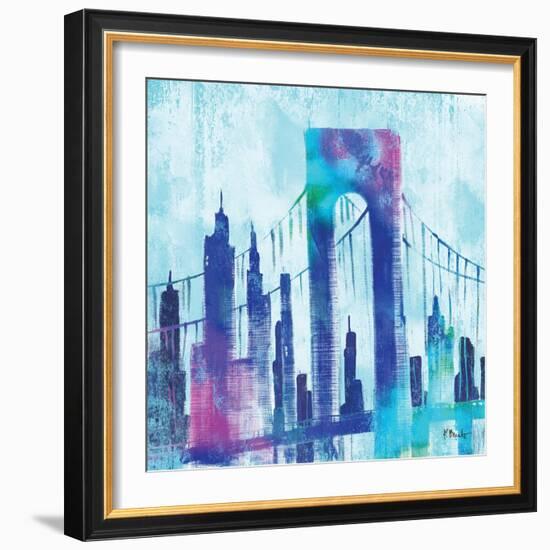 Manhattan II-Paul Brent-Framed Art Print