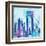 Manhattan II-Paul Brent-Framed Art Print