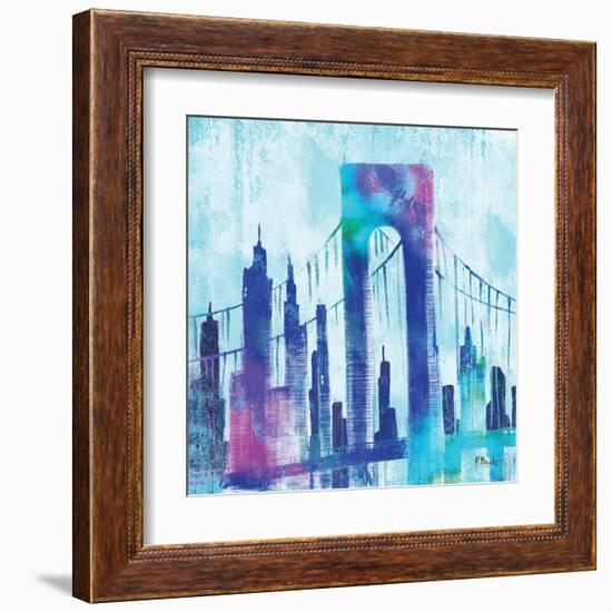 Manhattan II-Paul Brent-Framed Art Print