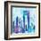 Manhattan II-Paul Brent-Framed Art Print