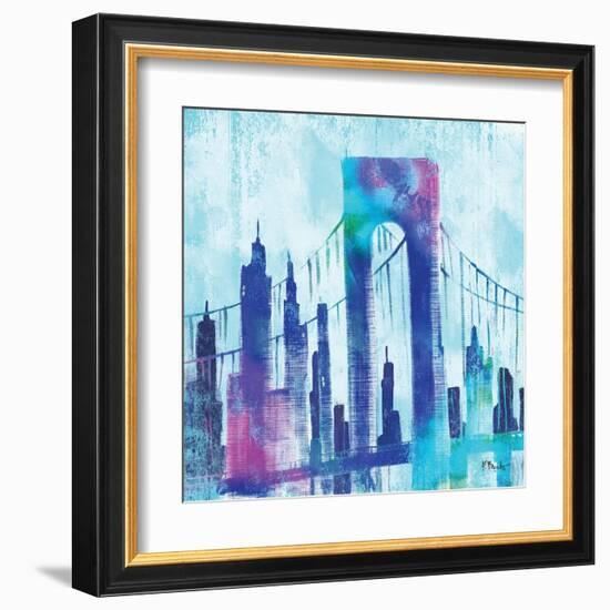 Manhattan II-Paul Brent-Framed Art Print