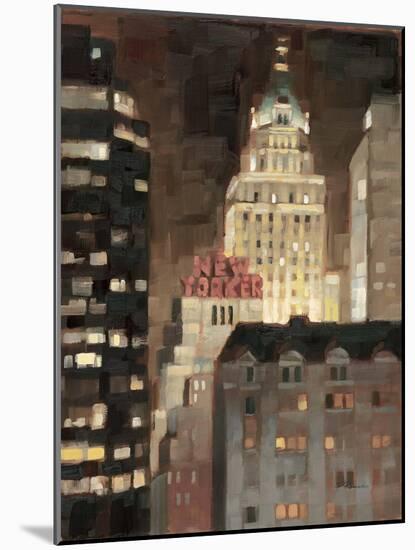Manhattan Illuminated-Paulo Romero-Mounted Art Print