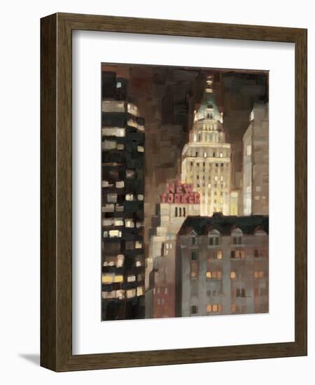 Manhattan Illuminated-Paulo Romero-Framed Premium Giclee Print