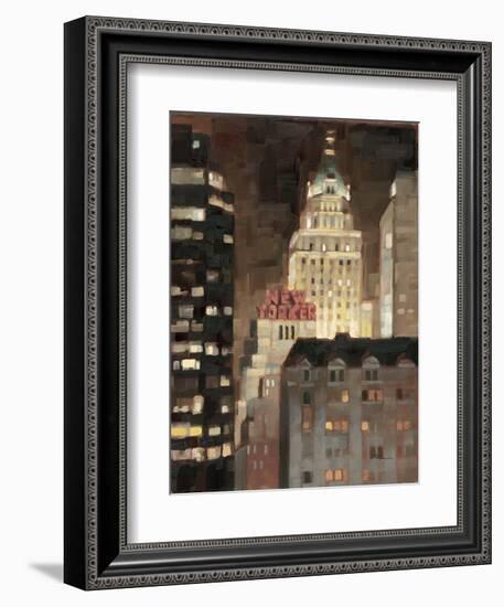 Manhattan Illuminated-Paulo Romero-Framed Premium Giclee Print