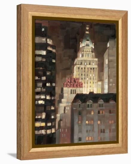 Manhattan Illuminated-Paulo Romero-Framed Stretched Canvas