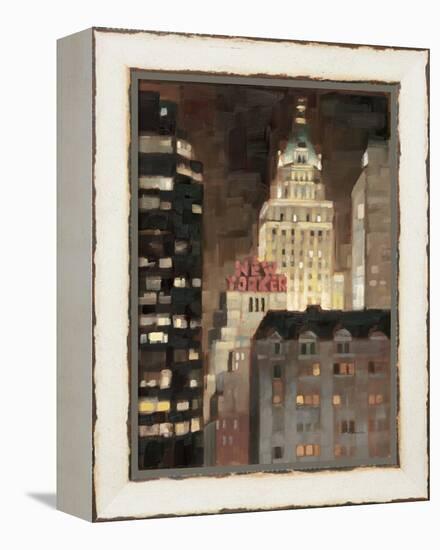 Manhattan Illuminated-Paulo Romero-Framed Stretched Canvas