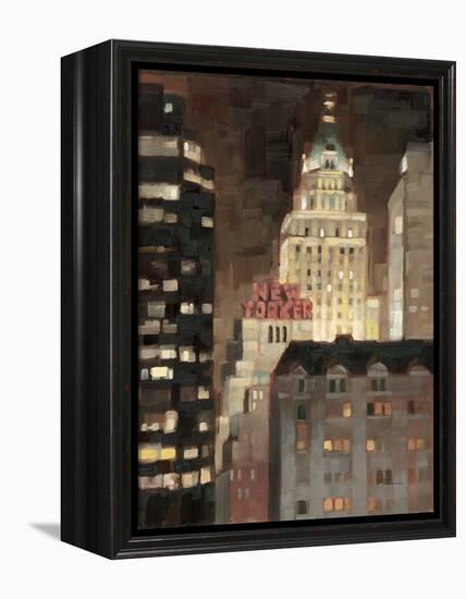 Manhattan Illuminated-Paulo Romero-Framed Stretched Canvas