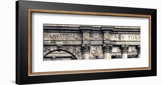 Manhattan New York-null-Framed Art Print