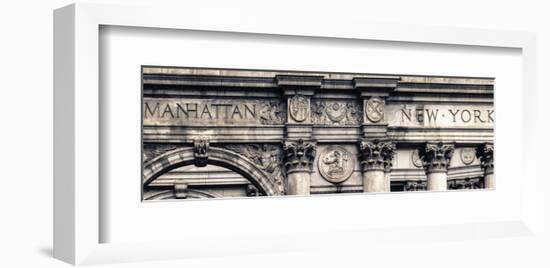 Manhattan New York-null-Framed Art Print