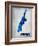 Manhattan New York-NaxArt-Framed Art Print