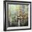 Manhattan Orange and Green-Mark Lague-Framed Art Print