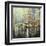 Manhattan Orange and Green-Mark Lague-Framed Art Print