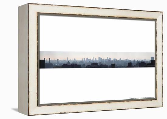 Manhattan Panoramic-null-Framed Stretched Canvas