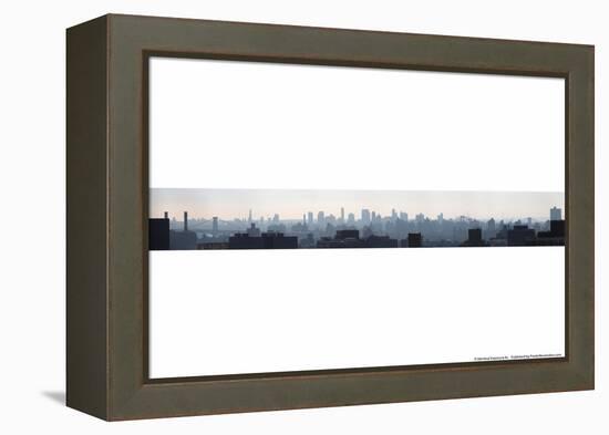 Manhattan Panoramic-null-Framed Stretched Canvas