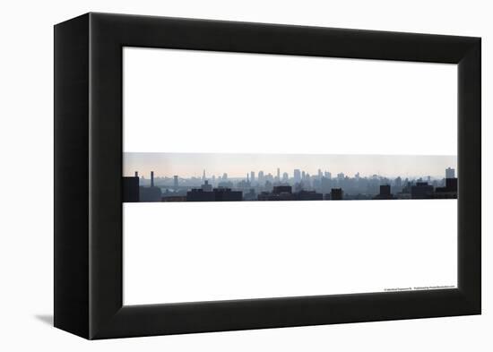 Manhattan Panoramic-null-Framed Stretched Canvas