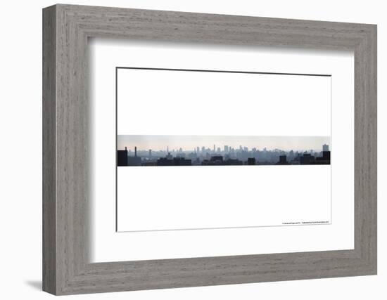 Manhattan Panoramic-null-Framed Photo