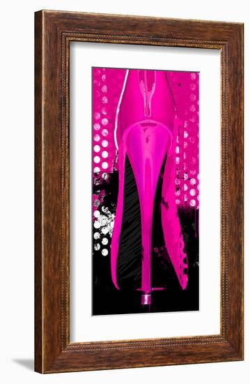 Manhattan Pink Spike-Parker Greenfield-Framed Art Print