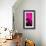 Manhattan Pink Spike-Parker Greenfield-Framed Art Print displayed on a wall