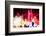 Manhattan Shine - Christmas Lights-Philippe Hugonnard-Framed Photographic Print