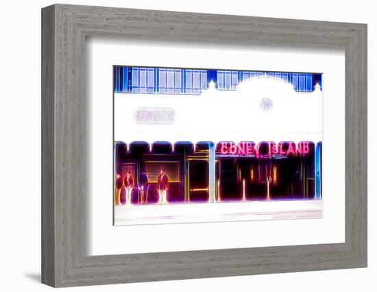 Manhattan Shine - Coney Island Station-Philippe Hugonnard-Framed Photographic Print