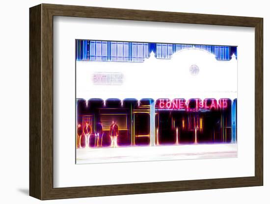 Manhattan Shine - Coney Island Station-Philippe Hugonnard-Framed Photographic Print