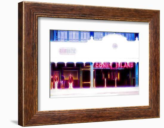 Manhattan Shine - Coney Island Station-Philippe Hugonnard-Framed Photographic Print