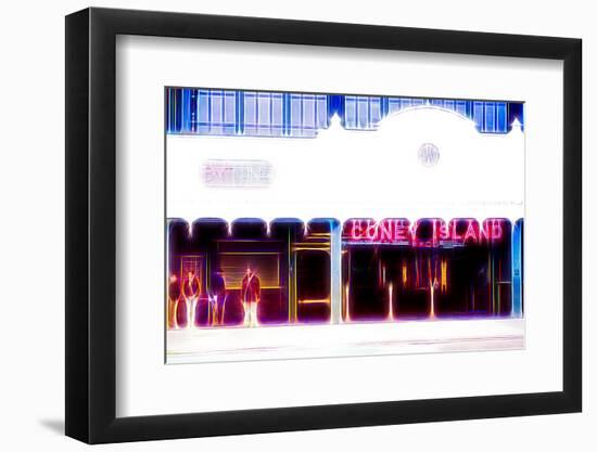 Manhattan Shine - Coney Island Station-Philippe Hugonnard-Framed Photographic Print