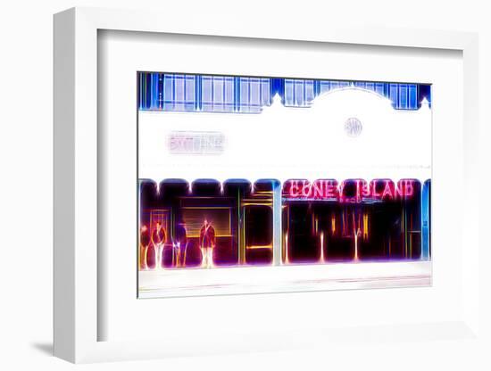 Manhattan Shine - Coney Island Station-Philippe Hugonnard-Framed Photographic Print