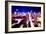 Manhattan Shine - Dazzling Night-Philippe Hugonnard-Framed Photographic Print