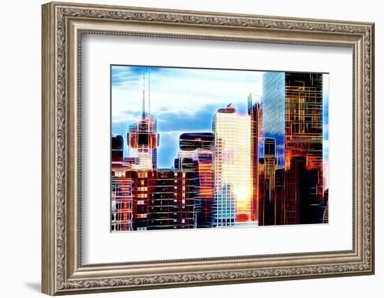 Manhattan Shine - End of the Day-Philippe Hugonnard-Framed Photographic Print