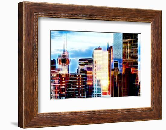 Manhattan Shine - End of the Day-Philippe Hugonnard-Framed Photographic Print