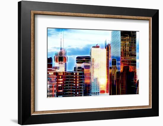 Manhattan Shine - End of the Day-Philippe Hugonnard-Framed Photographic Print