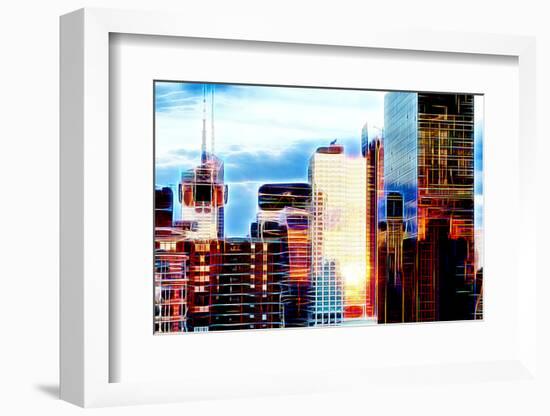 Manhattan Shine - End of the Day-Philippe Hugonnard-Framed Photographic Print