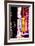 Manhattan Shine - Lights on Times Square II-Philippe Hugonnard-Framed Photographic Print