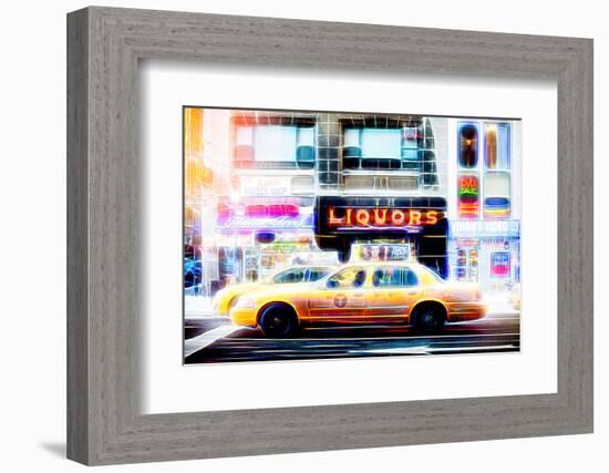 Manhattan Shine - Liquors Taxi-Philippe Hugonnard-Framed Photographic Print