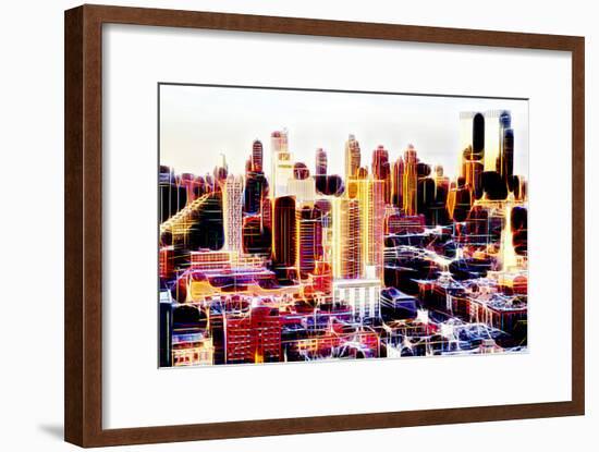 Manhattan Shine - Midtown Sunset II-Philippe Hugonnard-Framed Photographic Print