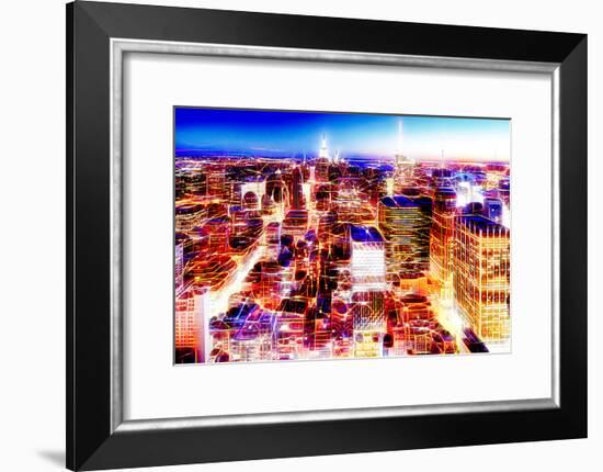 Manhattan Shine - New York Vision II-Philippe Hugonnard-Framed Photographic Print