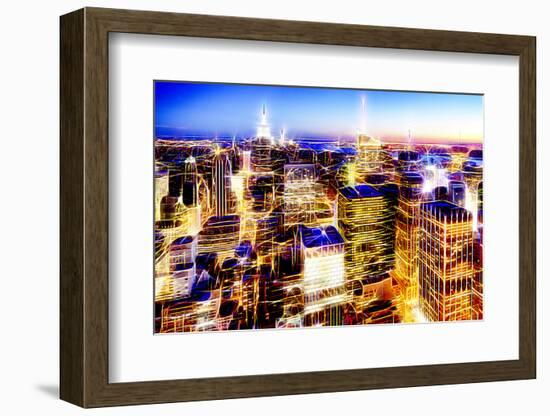 Manhattan Shine - New York Vision-Philippe Hugonnard-Framed Photographic Print