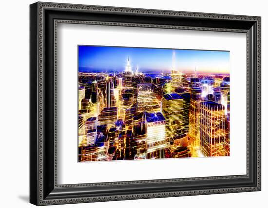 Manhattan Shine - New York Vision-Philippe Hugonnard-Framed Photographic Print