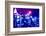 Manhattan Shine - Night Blue-Philippe Hugonnard-Framed Photographic Print