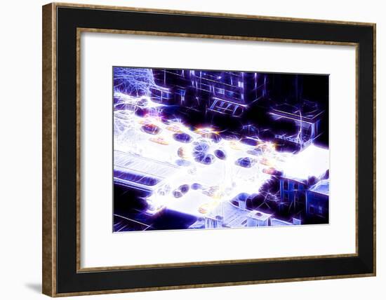 Manhattan Shine - NY Taxis-Philippe Hugonnard-Framed Photographic Print