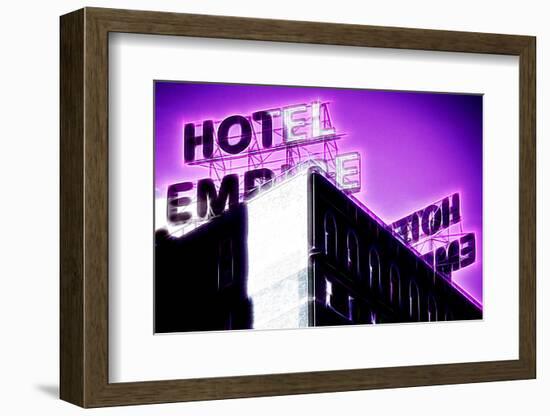 Manhattan Shine - Pink Empire-Philippe Hugonnard-Framed Photographic Print