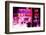 Manhattan Shine - Pink Night-Philippe Hugonnard-Framed Photographic Print