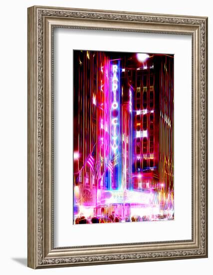Manhattan Shine - Radio City Music Hall-Philippe Hugonnard-Framed Photographic Print